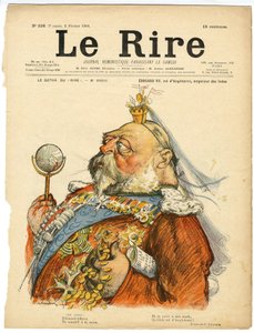 Illustration de Charles Léandre pour la couverture de Le Rire - Charles Leandre