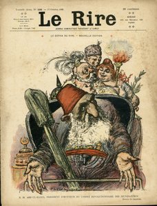 Illustration de Charles Léandre (1862-1934) pour la couverture de Le Rire - Charles Leandre