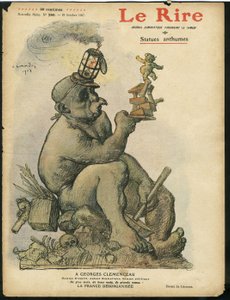 Illustration de Charles Leandre pour la couverture de Le Rire - Charles Leandre