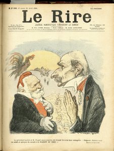 Illustration de Charles Leandre (1862-1934) pour la couverture de Le Rire