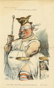 Illustration de Charles Leandre (1862-1934) pour la couverture de Le Rire - Charles Leandre