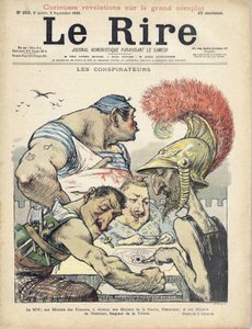 Illustration de Charles Leandre (1862-1934) pour la couverture de Le Rire