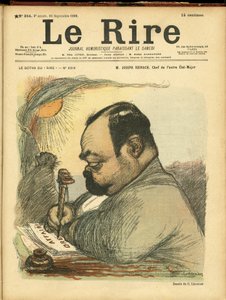 Illustration de Charles Léandre (1862-1934) pour la couverture de Le Rire - Charles Leandre