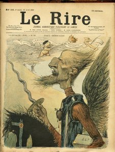 Illustration de Charles Léandre (1862-1934) pour la couverture de Le Rire - Charles Leandre