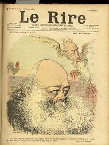 Illustration de Charles Léandre (1862-1934) pour la couverture de Le Rire - Charles Leandre