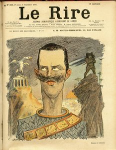 Illustration de Charles Léandre (1862-1934) pour la couverture de Le Rire - Charles Leandre