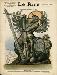 Illustration de Charles Léandre (1862-1934) pour la couverture de Le Rire - Charles Leandre