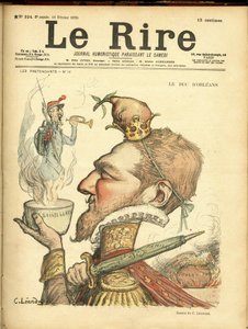 Illustration de Charles Léandre (1862-1934) pour la couverture de Le Rire - Charles Leandre