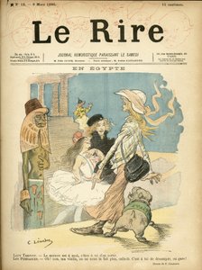 Illustration de Charles Léandre (1862-1934) pour la couverture de Le Rire - Charles Leandre
