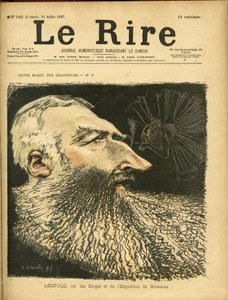 Illustration de Charles Léandre (1862-1934) pour la couverture de Le Rire - Charles Leandre