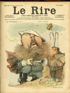 Illustration de Charles Leandre pour la couverture de Le Rire - Charles Leandre