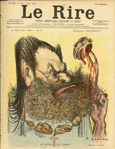 Illustration de Charles Léandre pour la couverture de Le Rire - Charles Leandre