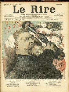 Illustration de Charles Léandre pour la couverture de Le Rire - Charles Leandre