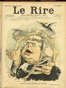 Illustration de Charles Léandre pour la couverture de Le Rire - Charles Leandre
