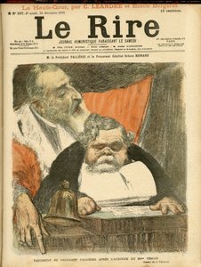 Illustration de Charles Leandre pour la couverture de Le Rire