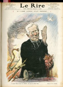 Illustration de Charles Léandre pour la couverture de Le Rire, 31/01/14 - Si l