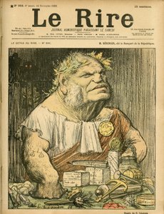Illustration de Charles Léandre (1862-1934) pour la couverture de Le Rire, No. 263