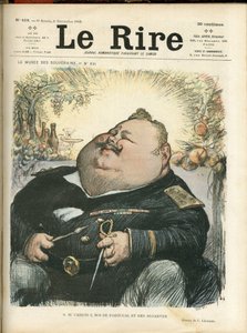 Illustration de Charles Leandre (1862-1934) pour la couverture de Le Rire, No. 418 - Charles Leandre