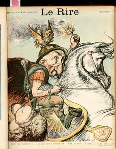 Illustration de Charles Leandre pour la couverture de Le Rire, no 58 - Charles Leandre