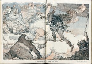 Illustration de Charles Léandre (1862-1934) dans "Fantasio" - Charles Leandre