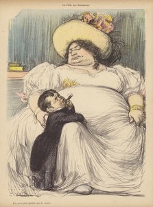 Mégalomanie, ou Ses yeux étaient plus gros que son ventre - Charles Leandre