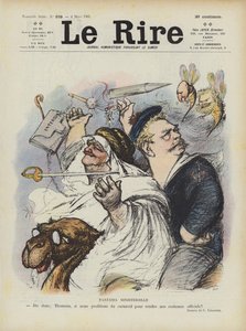 Fantaisie ministérielle. Illustration pour Le Rire - Charles Leandre
