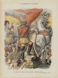 Satire sur la crise marocaine de 1905. Illustration pour Le Rire