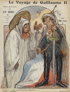 Le voyage de Wilhelm II. Illustration pour Le Rire