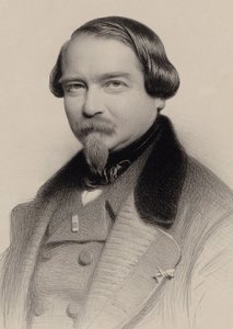 Portrait du compositeur Jean-Georges Kastner 1810-1867, 1857