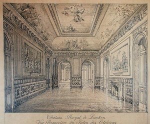 Le Salon des Clodions au Palais Royal de Laeken - Charles Louis Girault