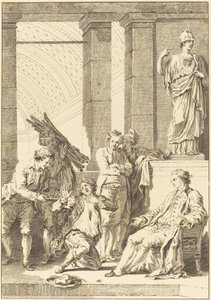 Le paysan - Charles Louis Lingée after Jean Honoré Fragonard