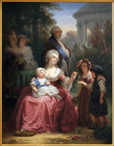 La famille royale française à Trianon, c.1860