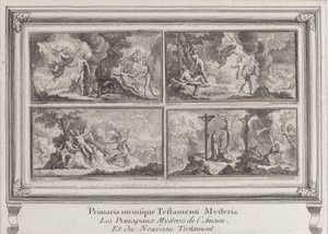 Quatre scènes bibliques : les principaux mystères de l