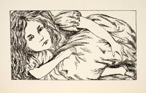 Alice dans la maison du Lapin Blanc, illustration des Aventures d