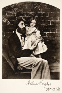 Arthur Hughes et sa Fille Agnes, 12 octobre 1863 - Charles Lutwidge Dodgson