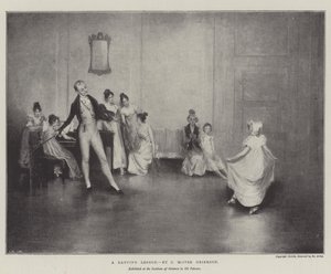 Une leçon de danse