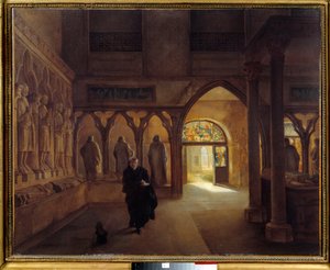 La salle de sculpture du XIVe siècle au Musée des Monuments Français. L