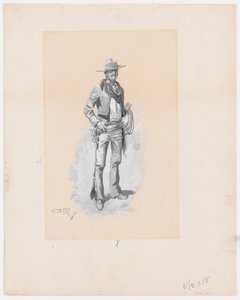 Blanco, pour Charles J. Steedman, Bucking the Sagebrush - Charles Marion Russell