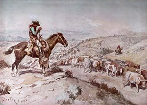 Conduite de bétail - Charles Marion Russell
