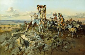 Dans le sillage des chasseurs, 1896 - Charles Marion Russell