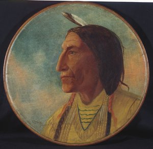 Portrait du chef Wolf Robe, 1892