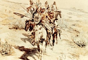 Le retour des guerriers - Charles Marion Russell