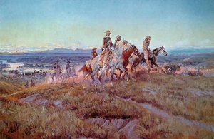 Cavaliers de la grande prairie - Charles Marion Russell