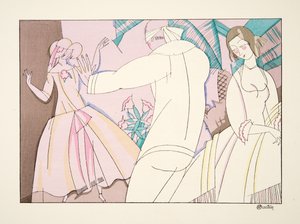 Colin Maillard, de Sports & Divertissements, pub. 1914 - Charles Martin