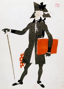 Costume pour le personnage du notaire de Le Barbier de Séville de Gioacchino Rossini - Charles Martin