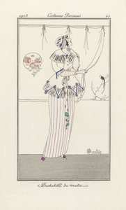 Déshabillé du matin, de Costumes Parisiens, pub.1913