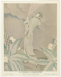 Gazette du Bon Ton 1923, No. 5, Pl. 23: La Femme à l