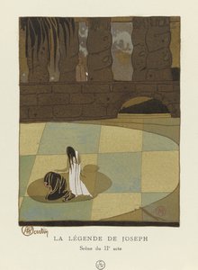 La Légende de Joseph, Scène du IIe acte, pub. 1914 - Charles Martin