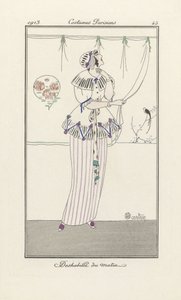 Robe du matin, des Costumes Parisiens, pub. 1913 - Charles Martin