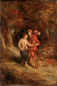 Touchstone et Audrey, 1890 - Charles Martin Hardie